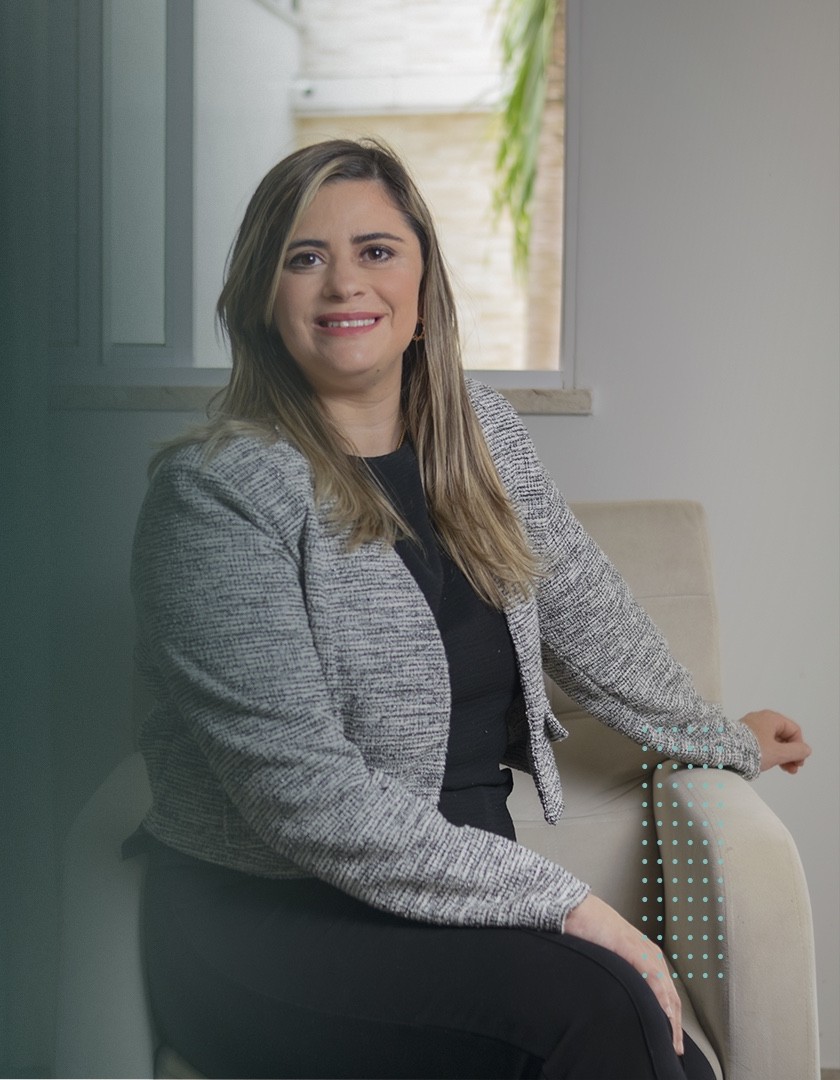 Marcela Pimentel, co-fundadora da MP2A Contabilidade, no escritório do Cocó